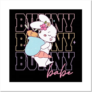 Bunny Babe easter day Posters and Art